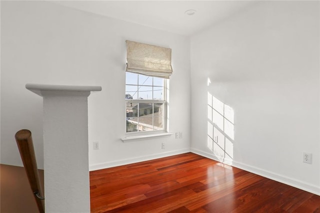 interior space featuring hardwood / wood-style flooring