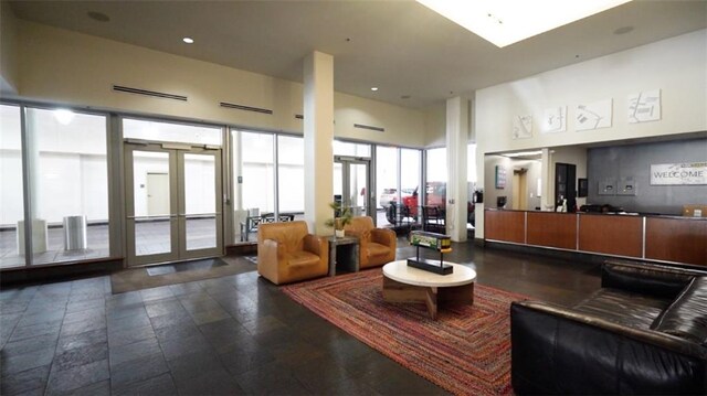 1201 Canal St Unit 271, New Orleans, LA 70112 - building lobby with a towering ceiling and recessed lighting
