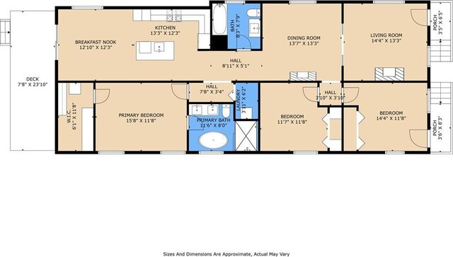1805 Governor Nicholls St, New Orleans, LA 70116 - view of floor plan / room layout