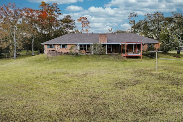 34222 Laurent Rd, Slidell, LA 70460 - back of property with a yard