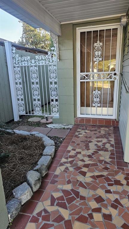 view of entrance to property