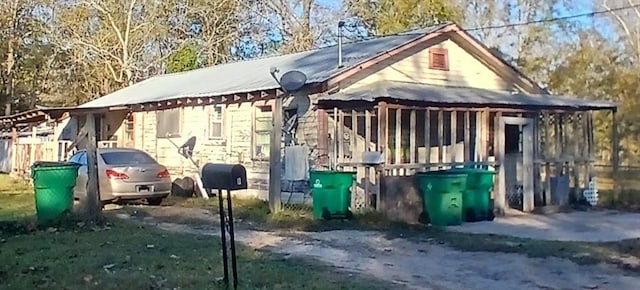 view of property exterior