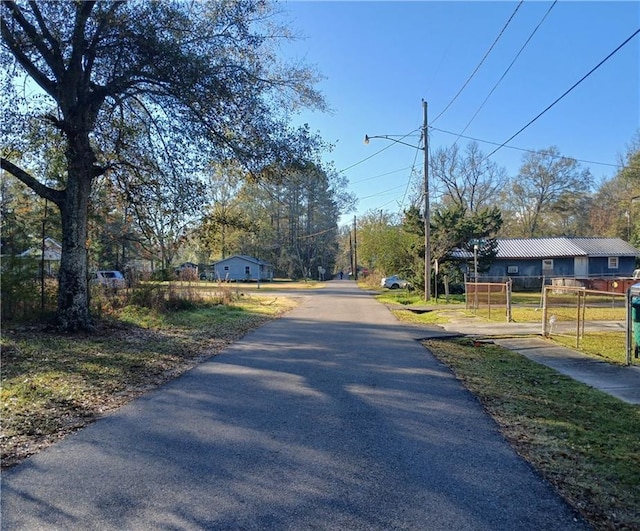 view of road