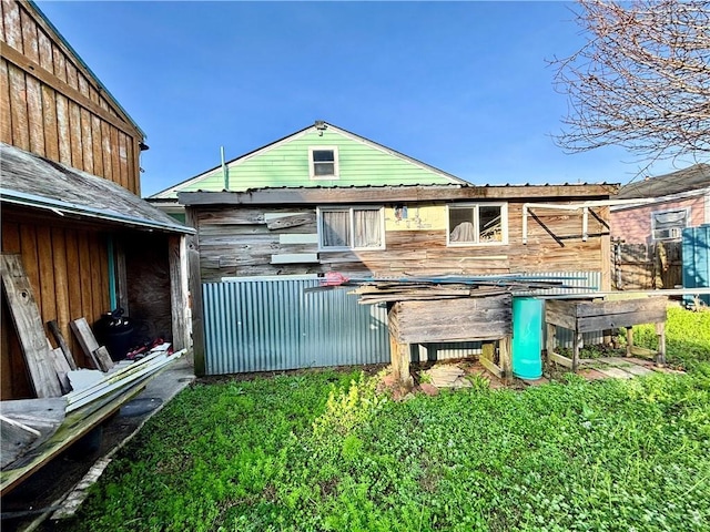 view of rear view of property