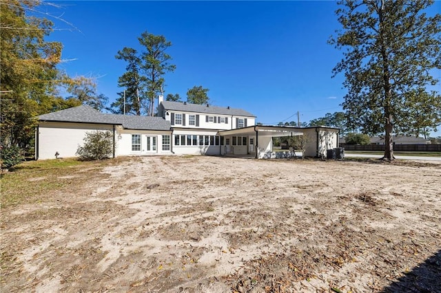 view of rear view of property