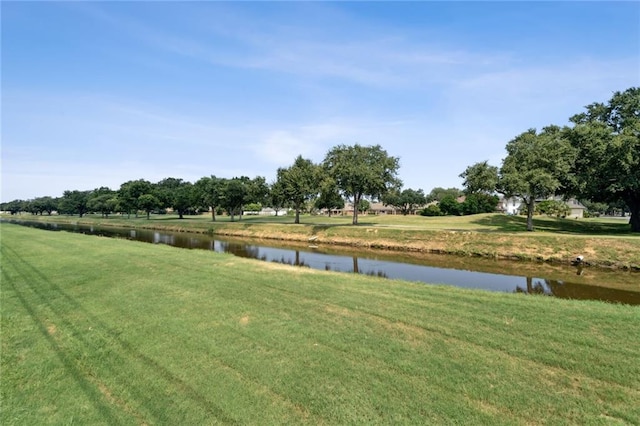 view of water feature