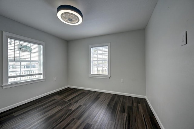 108 Pellegrin St, Chauvin, LA 70344 - unfurnished room featuring dark hardwood / wood-style floors