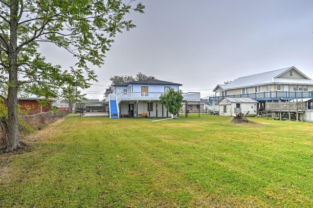108 Pellegrin St, Chauvin, LA 70344 - view of yard
