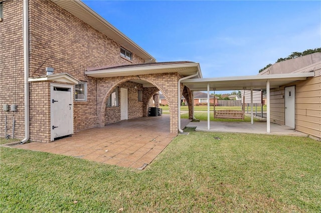 view of patio / terrace with cooling unit