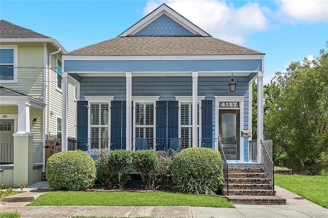 view of front of home