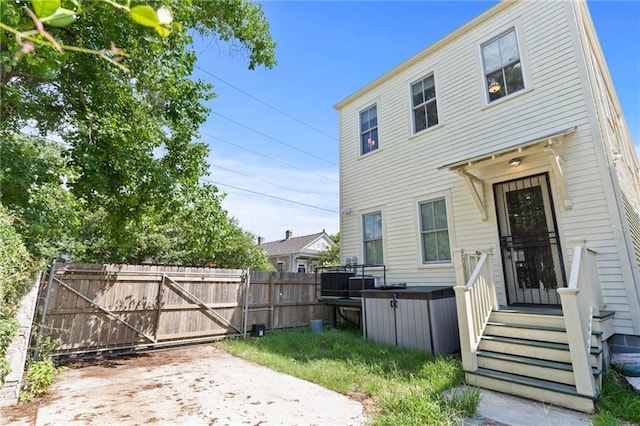 view of rear view of house