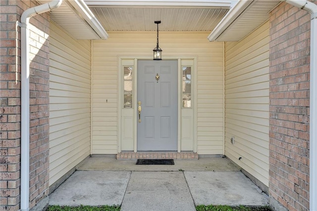 view of entrance to property