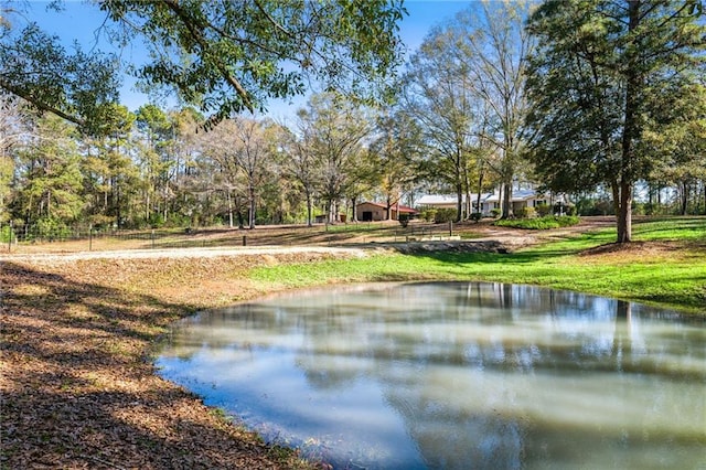 view of water feature