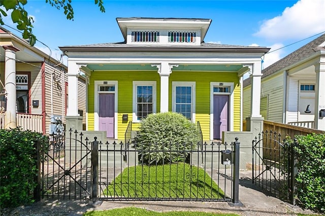 bungalow-style house featuring a porch