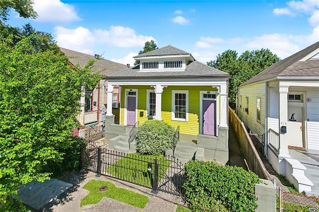 view of bungalow-style home