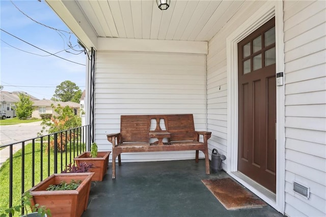 balcony with a porch