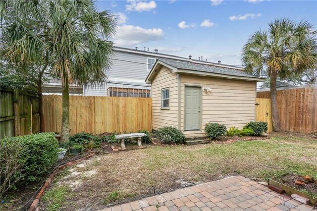 rear view of house with a patio area