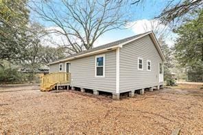 view of rear view of property