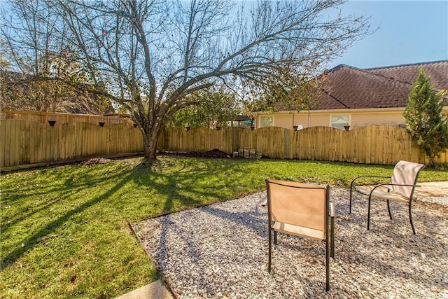 26 Pine Ln, Hammond, LA 70401 - view of yard featuring a patio area and a fenced backyard