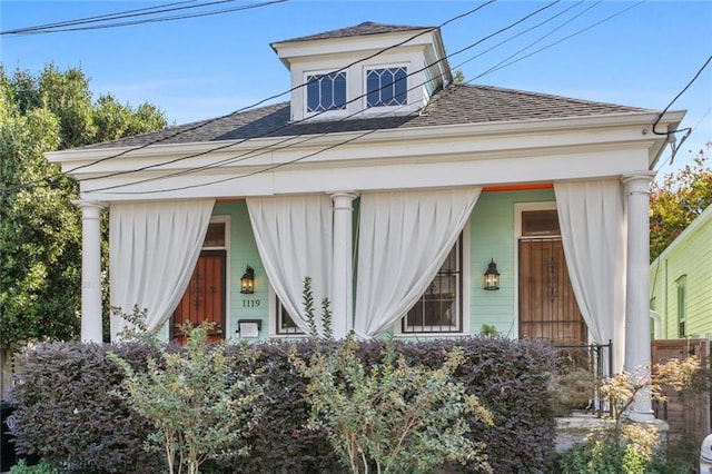 1119 France St, New Orleans, LA 70117 - exterior space with covered porch