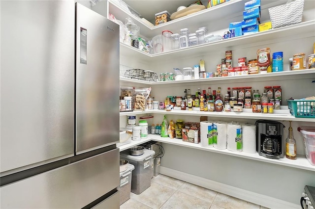 view of pantry