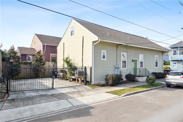 view of front of home