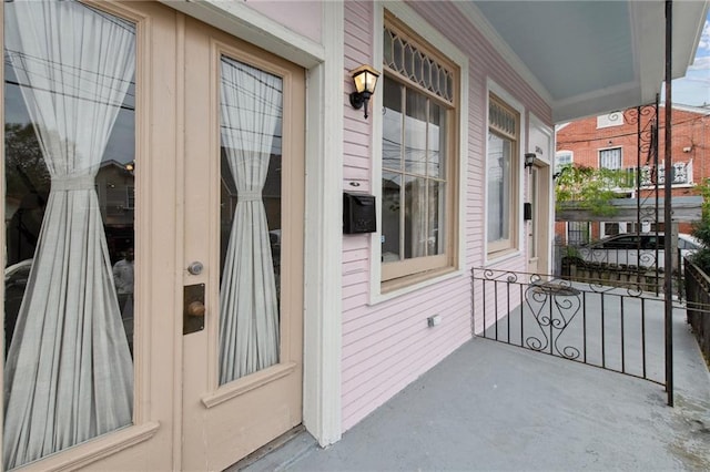 balcony with a porch