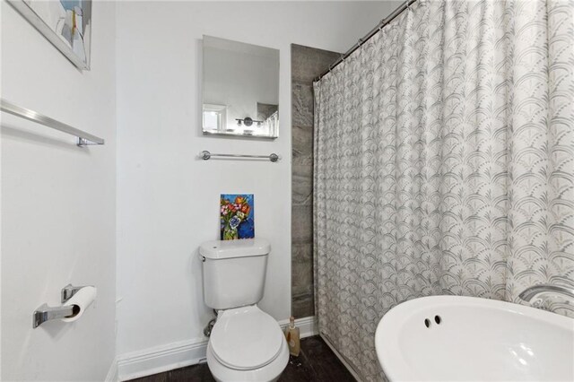 bathroom with toilet