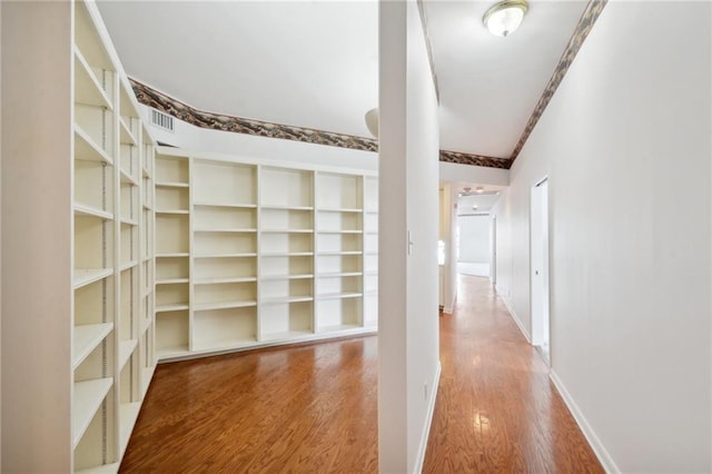 interior space featuring hardwood / wood-style flooring