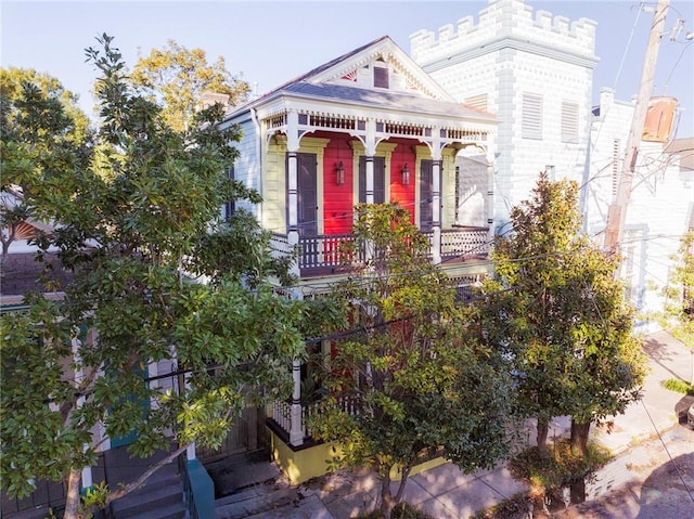 victorian home with a porch