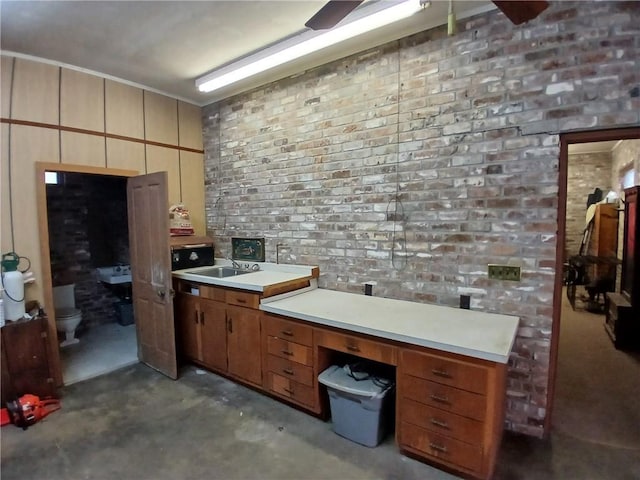 kitchen featuring sink