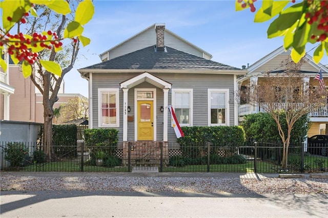 view of bungalow-style home