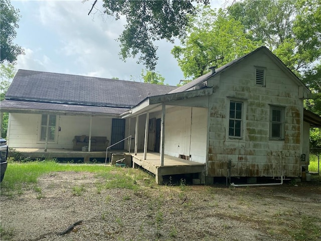 view of rear view of house