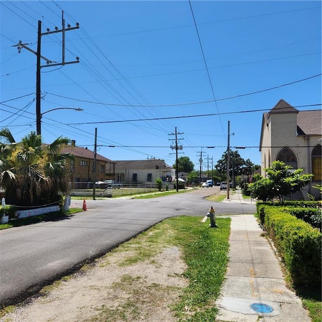 view of road