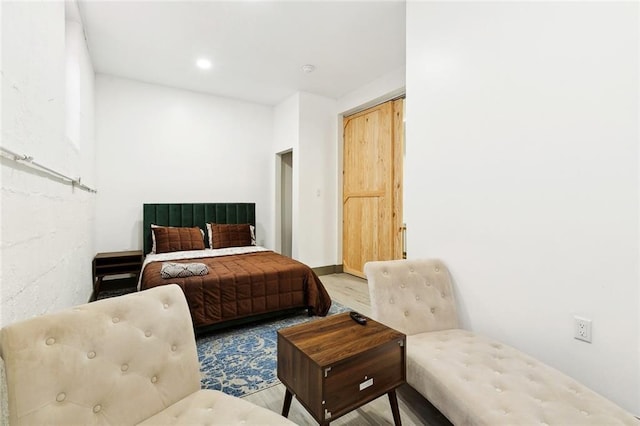 2604 Chartres St, New Orleans, LA 70130 - bedroom with wood finished floors