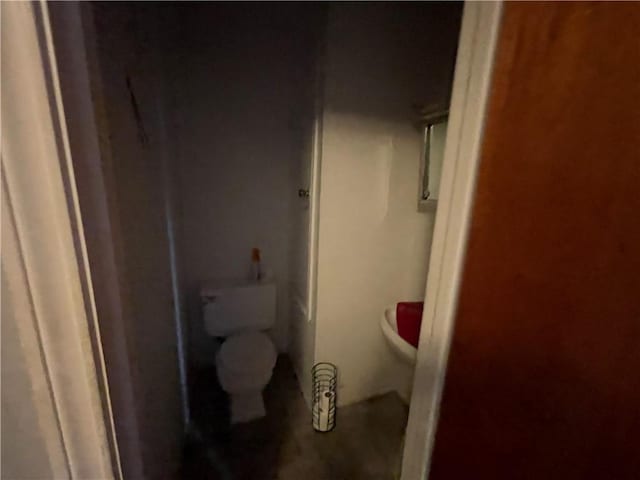 bathroom with toilet