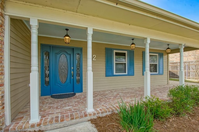 view of entrance to property