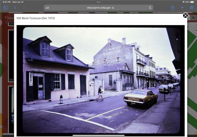 941-943 Toulouse St, New Orleans, LA 70112 - view of asphalt road featuring sidewalks and curbs