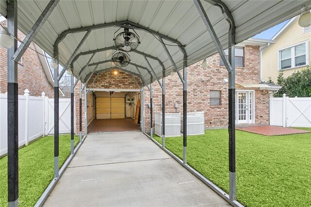 5512 David Dr, Kenner, LA 70065 - view of vehicle parking featuring a carport