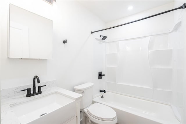 529 Central Ave, Jefferson, LA 70121 - full bath featuring toilet, shower / washtub combination, and vanity