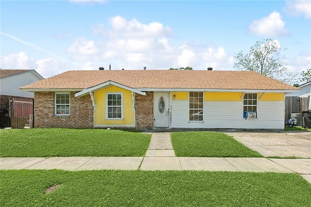 view of ranch-style home