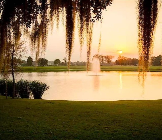 view of water feature