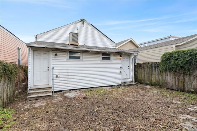 view of rear view of property