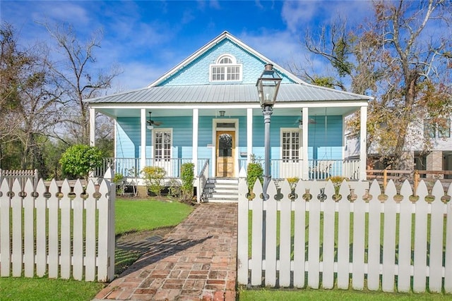 bungalow-style home featuring a porch