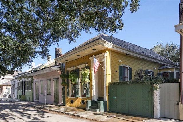 view of side of property