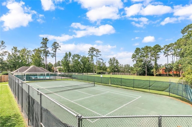 view of sport court