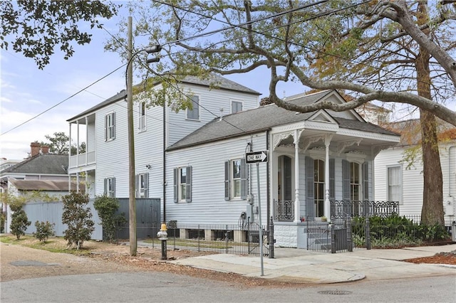 view of front of property