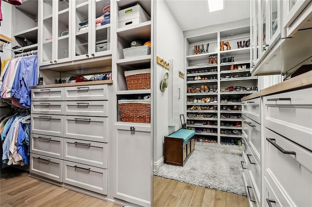 112 Bayou Perez Dr, Madisonville, LA 70447 - spacious closet with light wood-style flooring