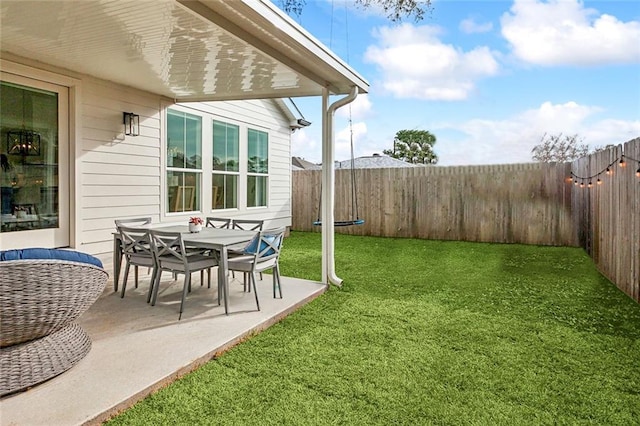 1012 Athania Pkwy, Metairie, LA 70001 - view of yard with a patio area
