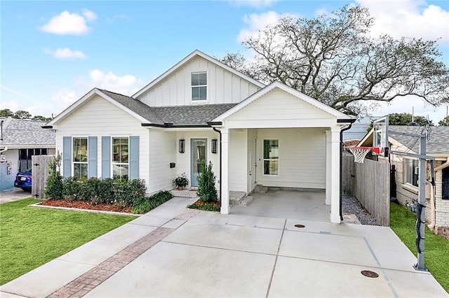 1012 Athania Pkwy, Metairie, LA 70001 - modern farmhouse style home featuring board and batten siding